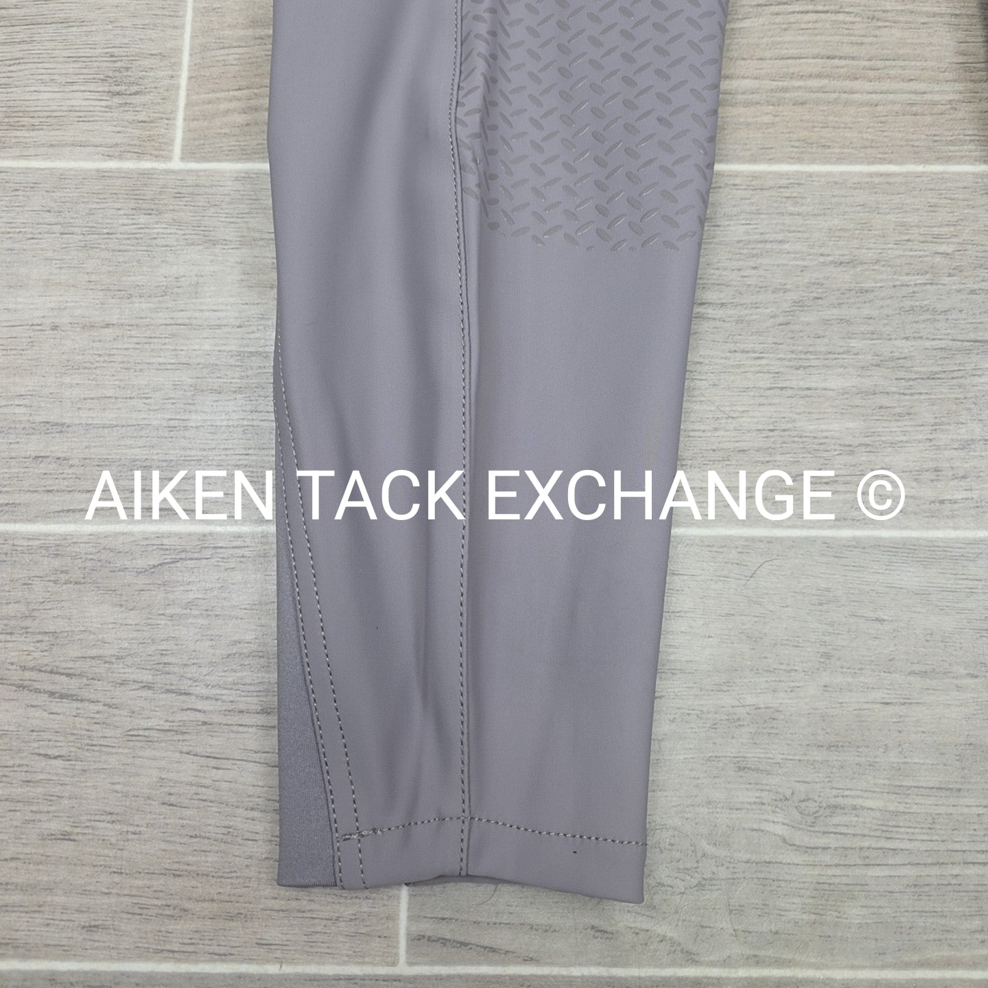 KL Select Gabrielle Full Seat Breeches, Grey/Navy, Women's Size 34R