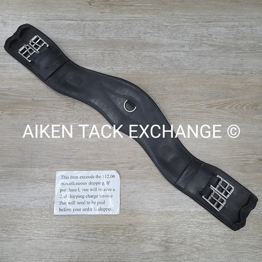 County Logic Anatomic Shoulder Relief Girth, Black, 26"