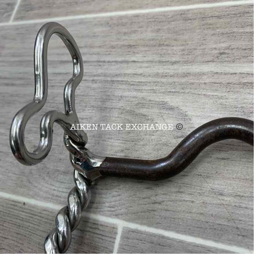 Ported Sweet Iron Mullen Mouth Shank Bit 5"
