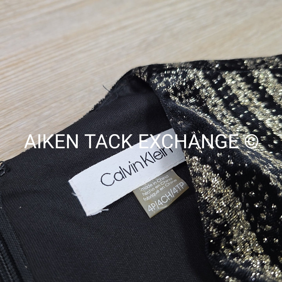 Calvin Klein Long Sleeve Dress, Size 4