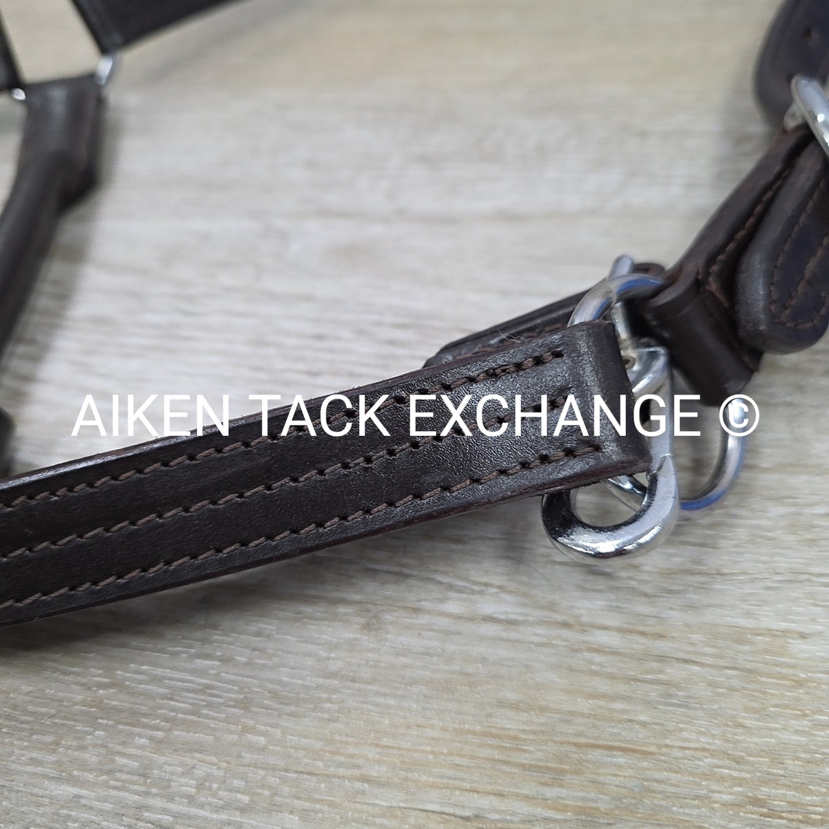 Leather Halter, Brown, Size Full