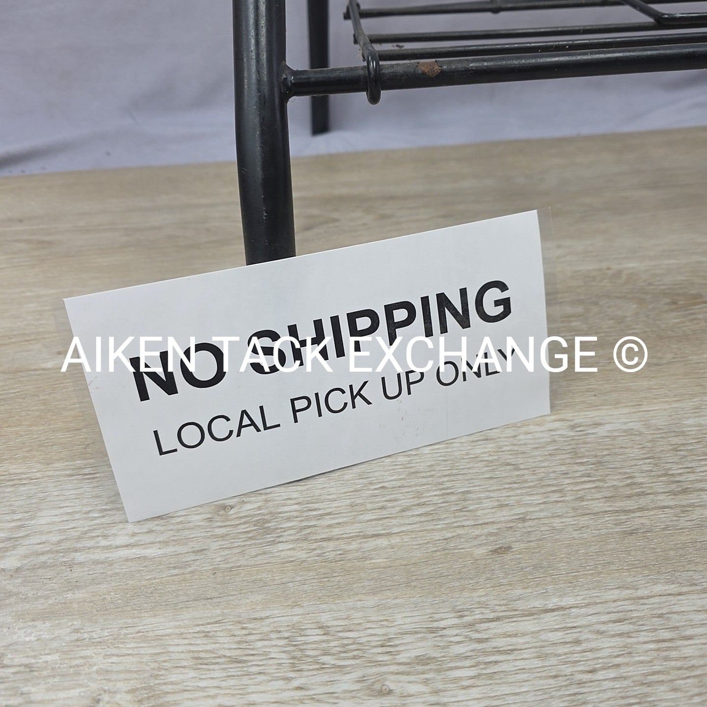 Folding Metal Saddle Rack