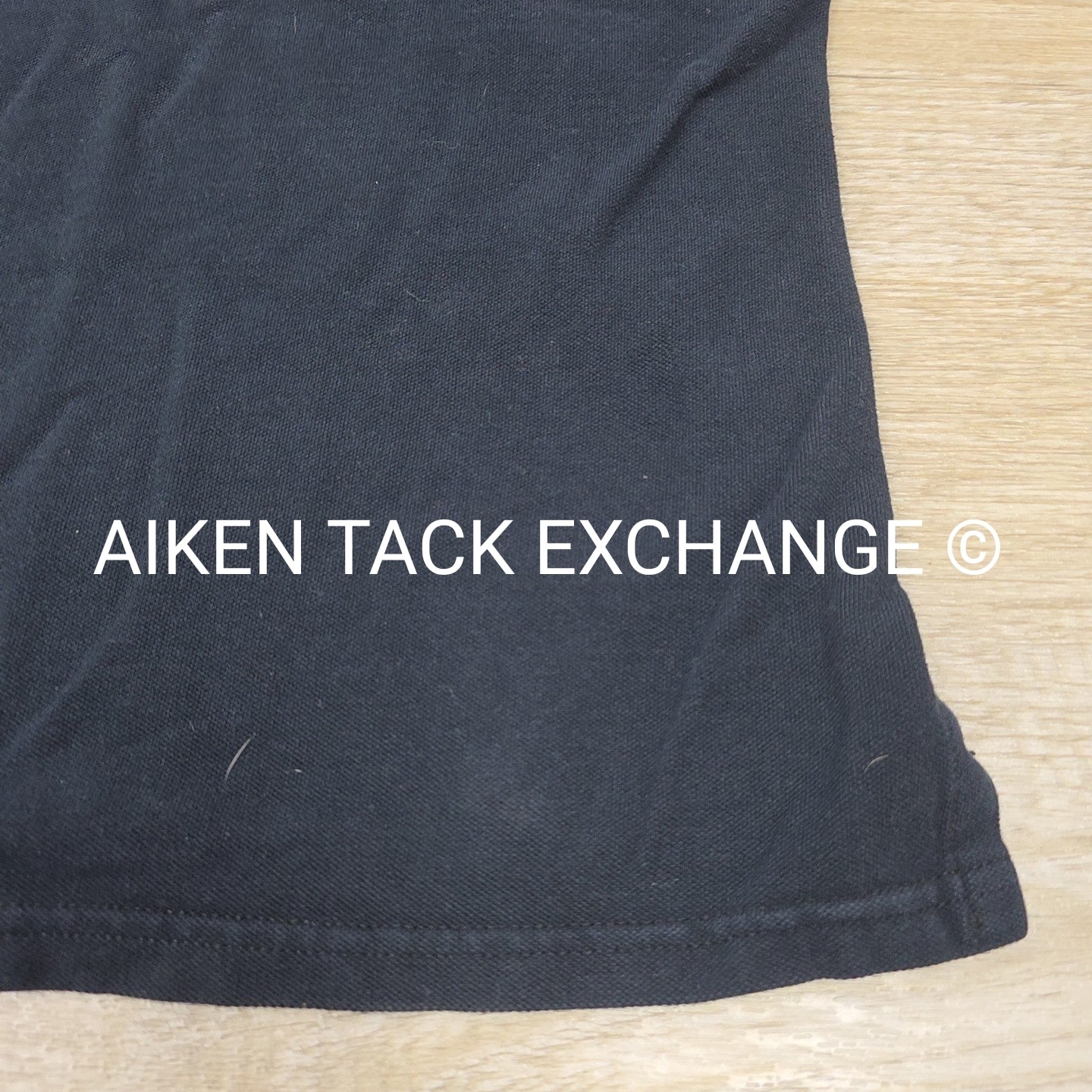 Short Sleeve Collared Polo Shirt with ATE Logo, Women's Size Medium