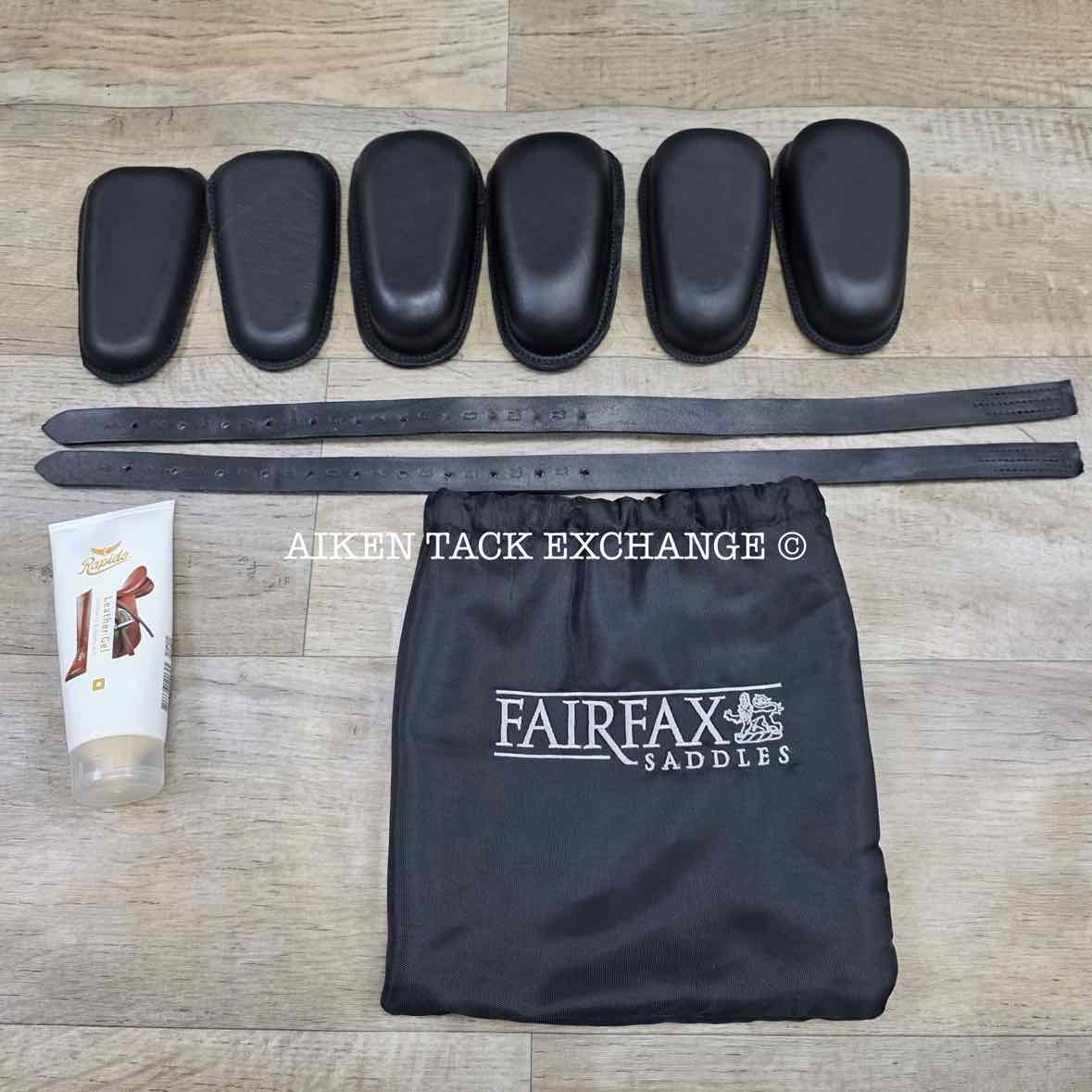 2020 Fairfax World Class Monoflap Dressage Saddle, 18" Seat, Adjustable Tree - Changeable Gullet, Wool Flocked Panels