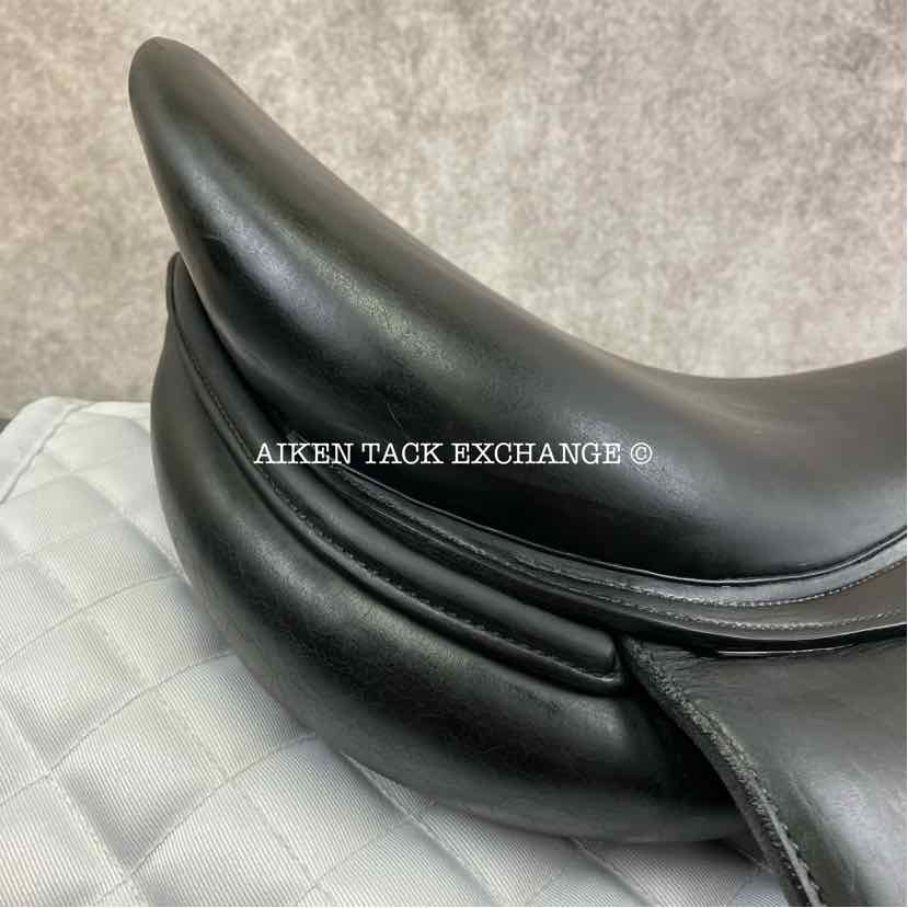 1998 Devoucoux Milady Monoflap Dressage Saddle, 17" Seat, 2 Flap, Medium Tree, Foam Panels