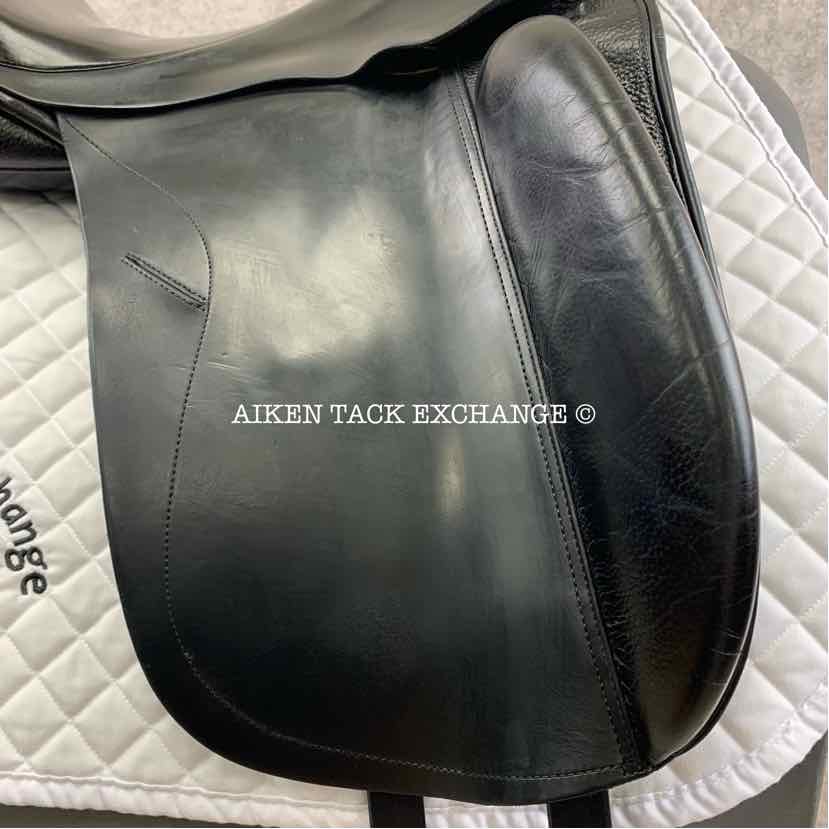Patrick Saddlery Minx Dressage Saddle, 17.5" Seat, Medium Wide Tree, Wool Flocked Panels