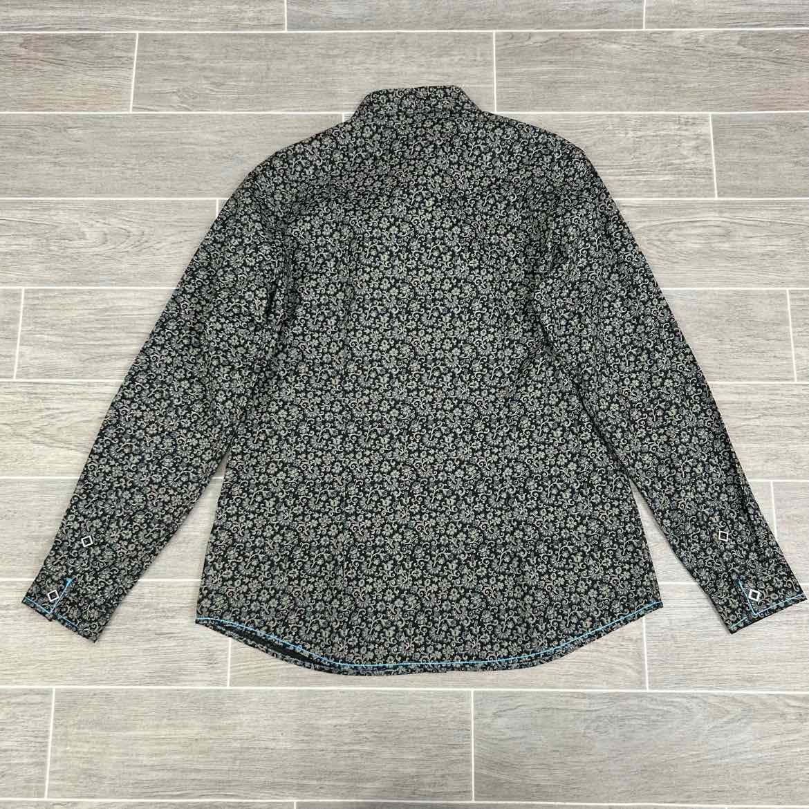 Rough Stock by Panhandle Long Sleeve Western Snap Top, Size Large