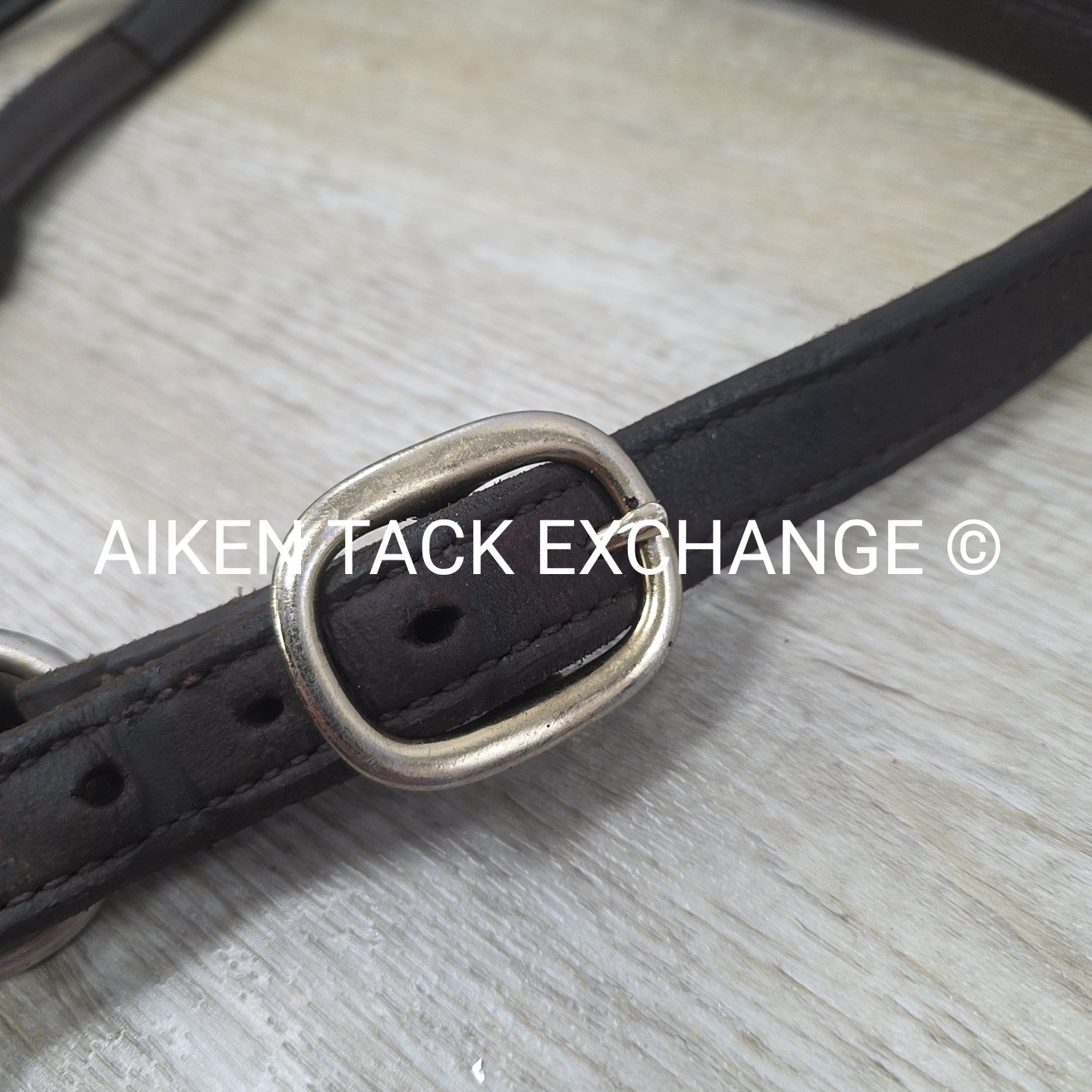 Leather Halter, Has Nameplate, Brown, Size Cob