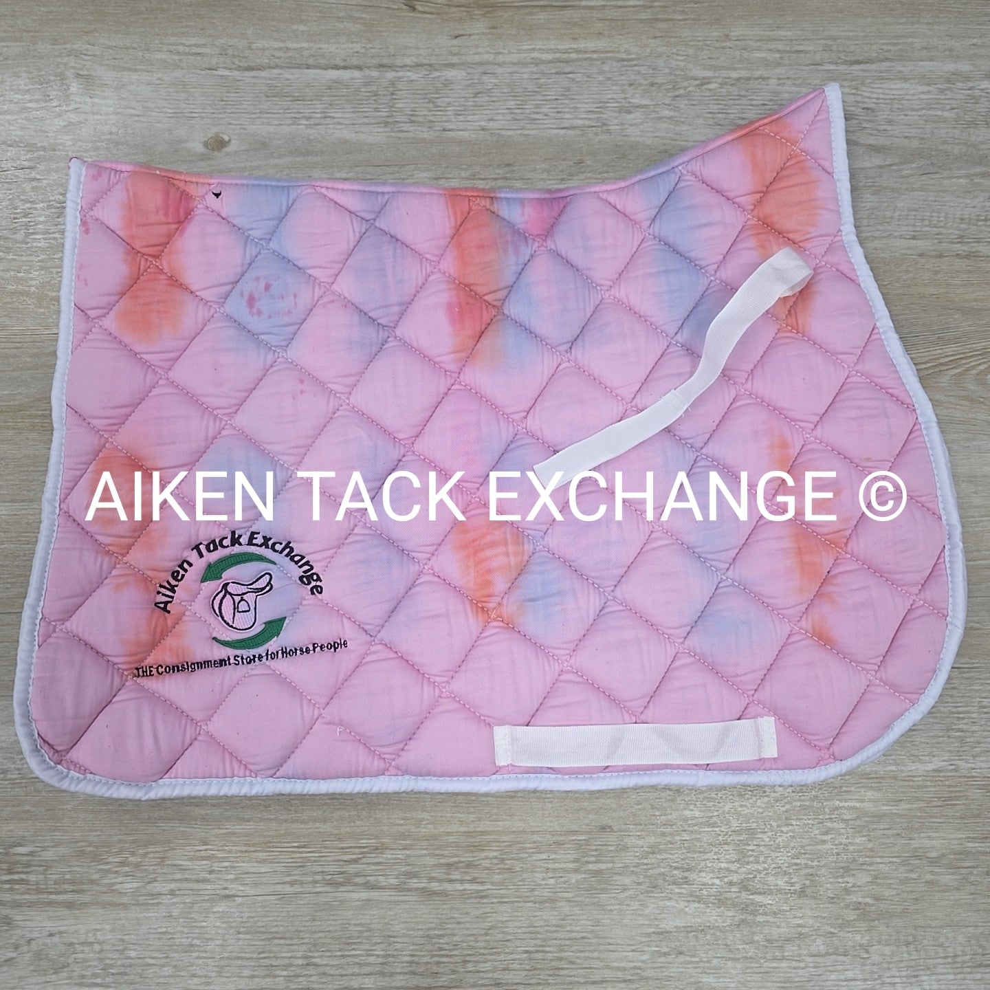 BARGAIN BUNDLE: 2 Tie-Dye All Purpose Saddle Pads with ATE Logo