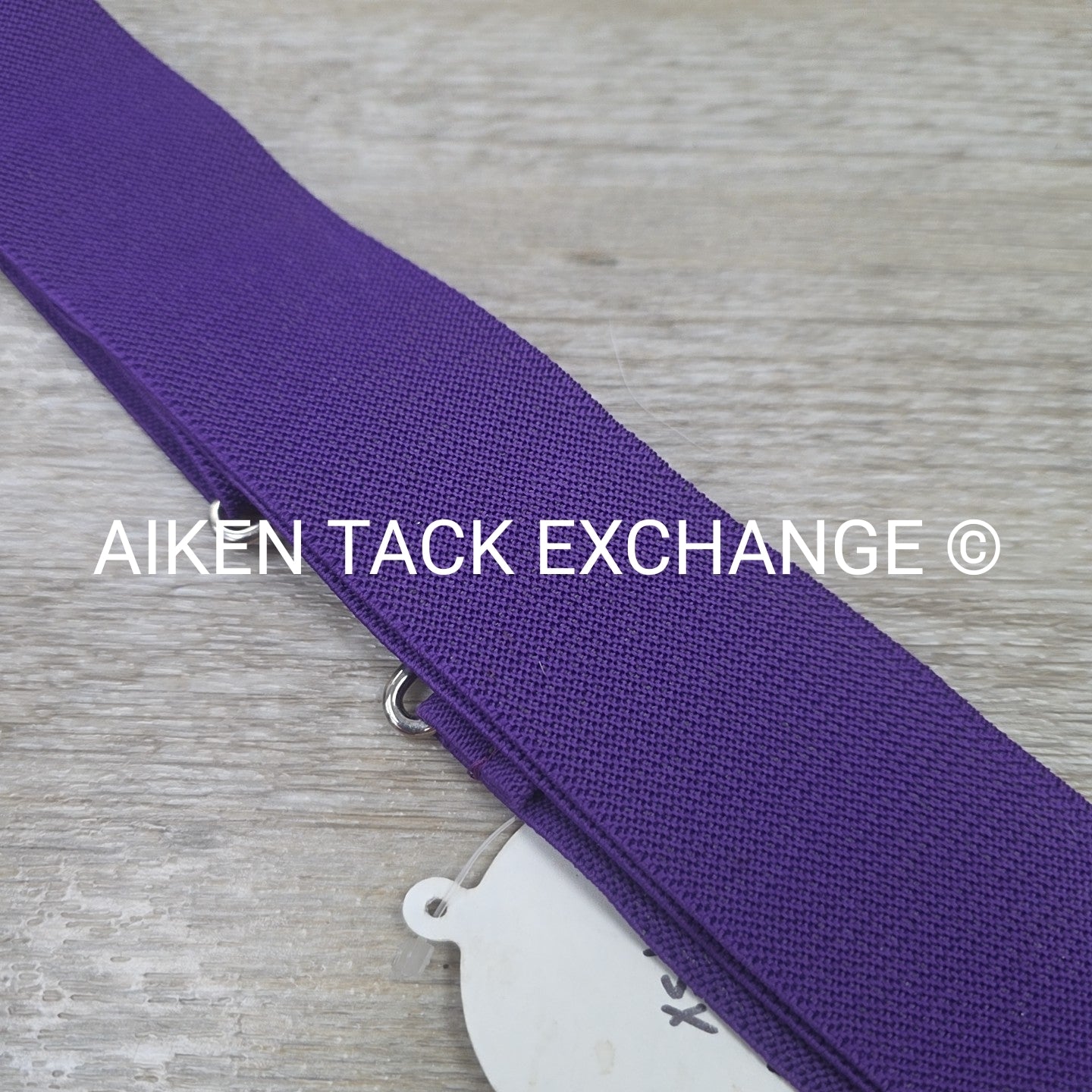 ACE Equestrian Silver Elastic Belt, Small