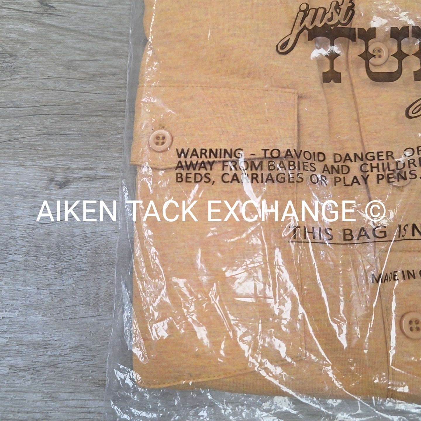 Cowgirl Tuff Sport Jersey Pullover Button Up Shirt, Heather Gold, Women's Medium