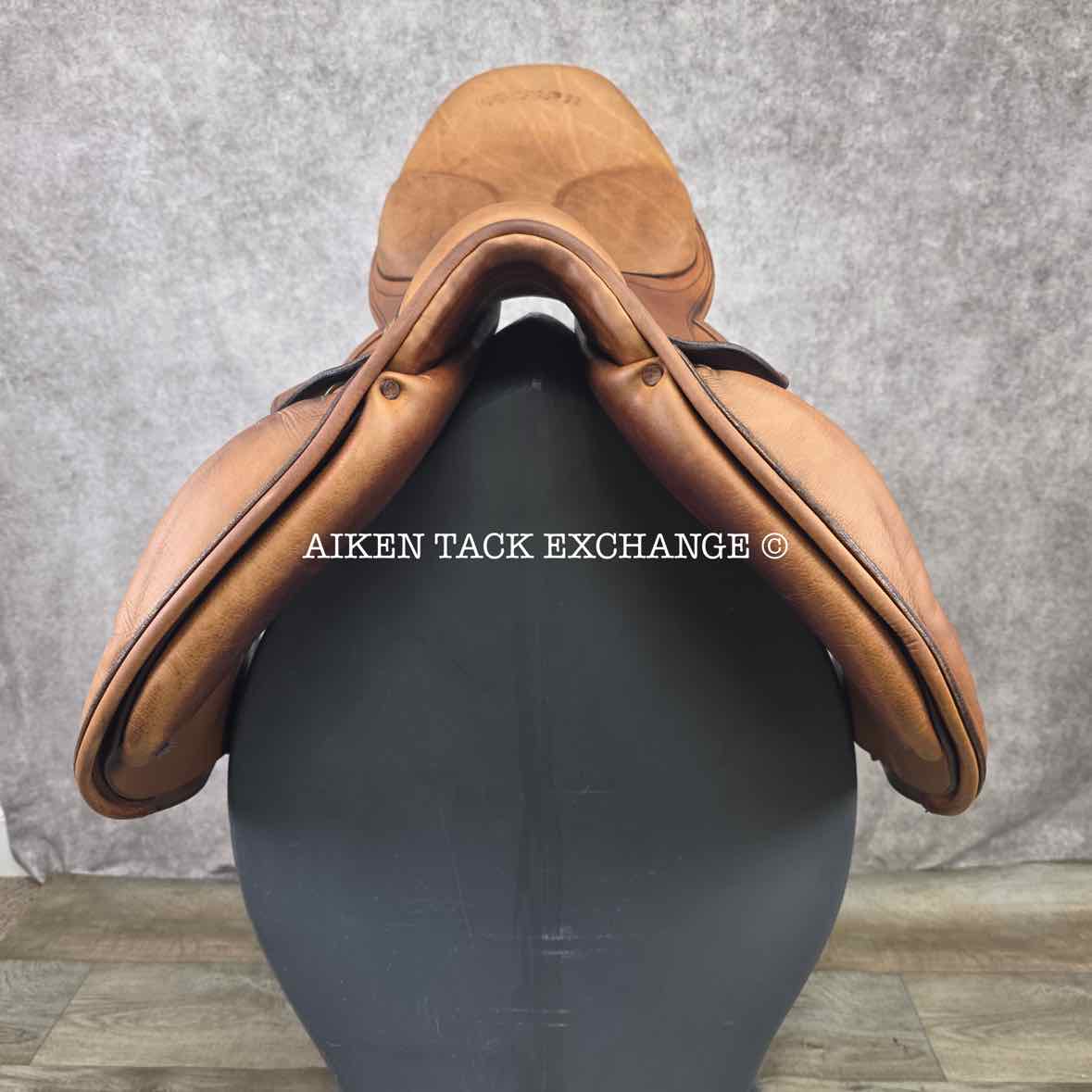 2012 Stubben Zaria Deluxe Jump Saddle, 17.5" Seat with Biomex, 30cm Tree - MW, Foam Panels