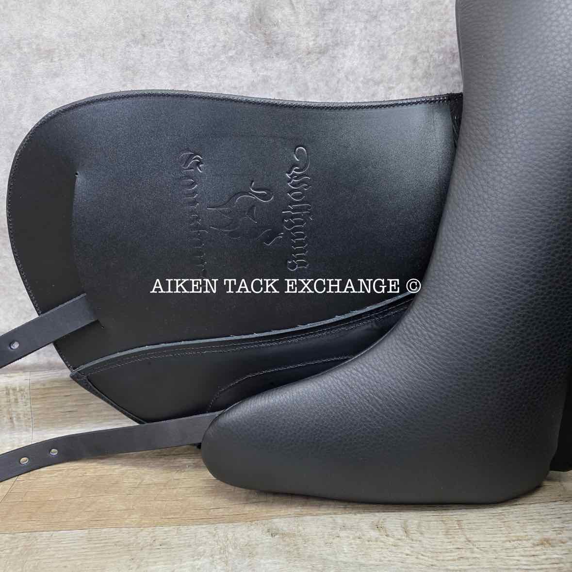 2025 Custom Saddlery Wolfgang Constanze 2 Monoflap Dressage Saddle, 17.5" Seat, Adjustable Tree, Wool Flocked Panels