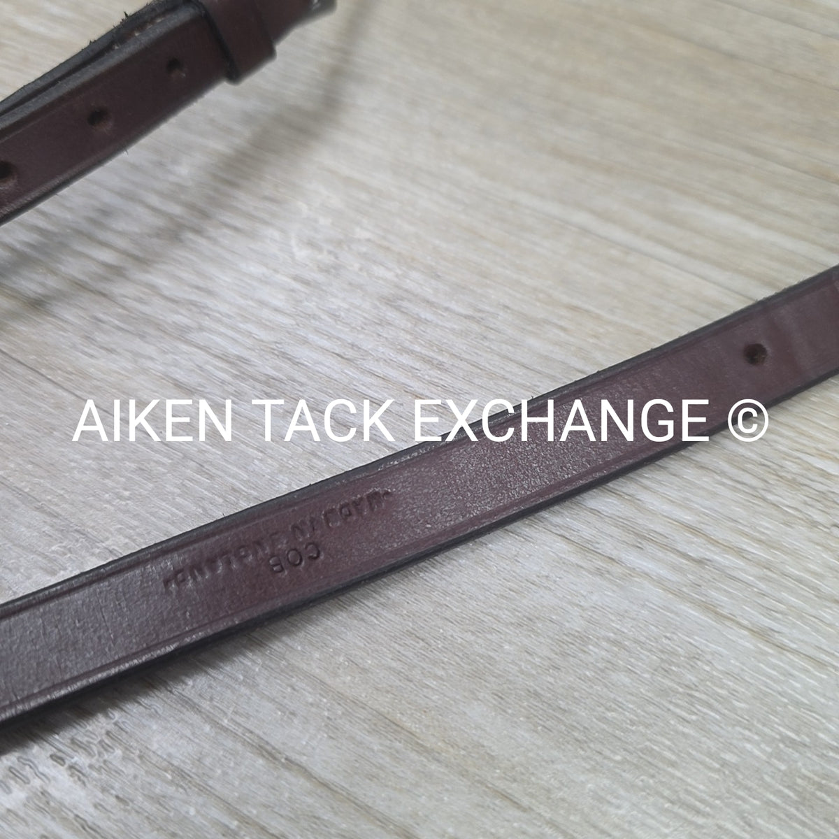 Plain Flat Standing Martingale, Brown, Size Full