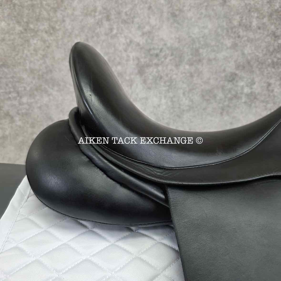 Fryso Legacy Dressage Saddle, 17.5" Seat, Wide Tree, Wool Flocked Panels