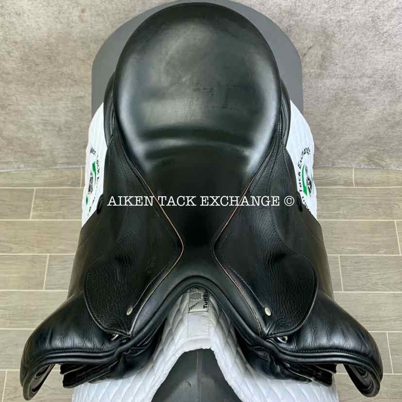 2006 Schleese Wave Dressage Saddle, 18" Seat, Adjustable AdapTree, Wool Flocked Panels