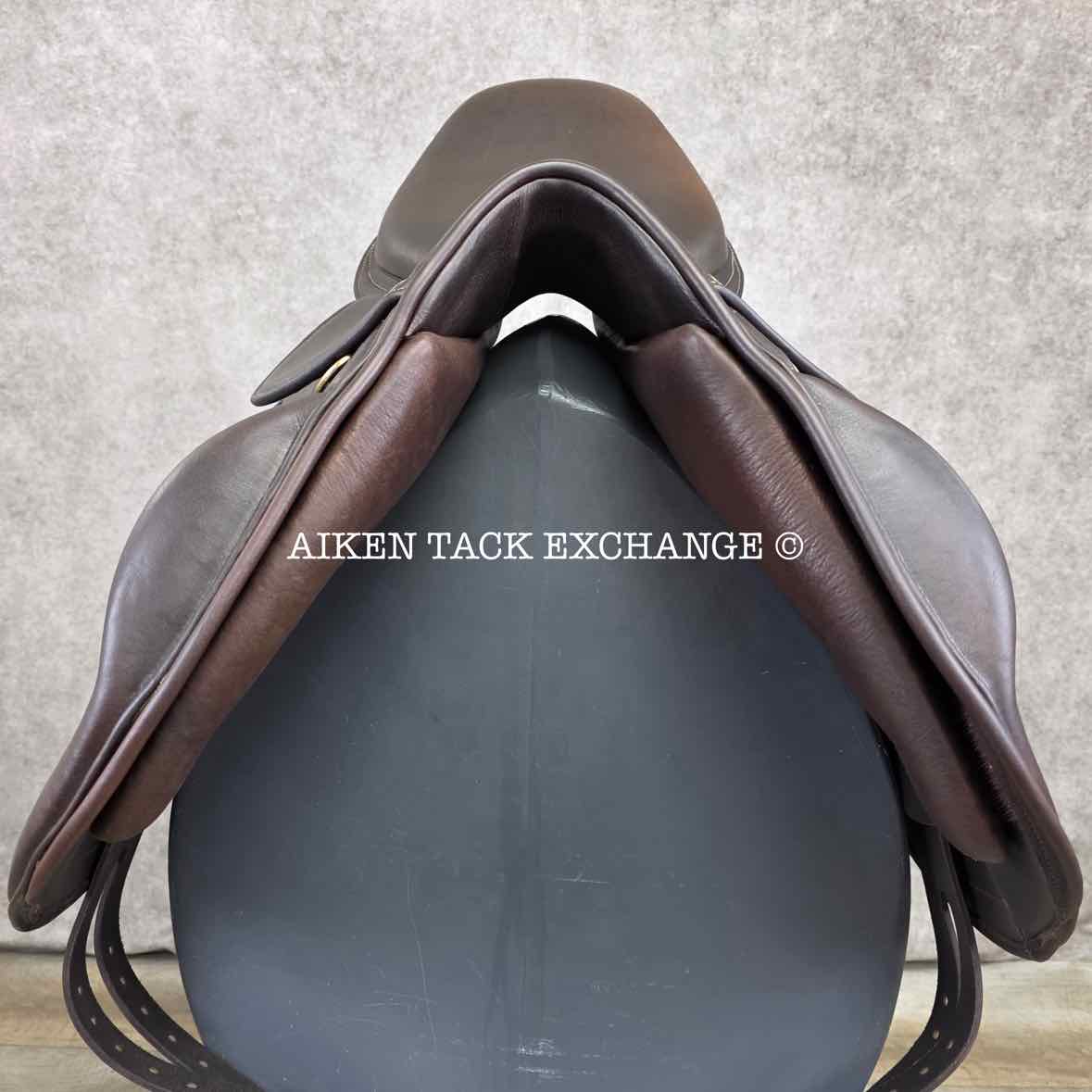HDR - Henri de Rivel Phoenix IGP Monoflap Jump Saddle, 18" Seat, Adjustable Tree - Changeable Gullet, Foam Panels