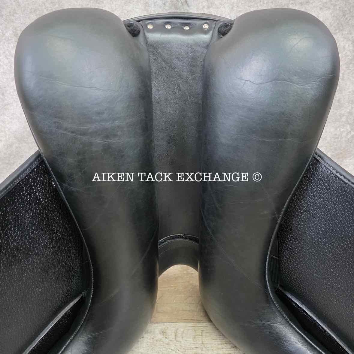 Ruby Roo Rock Star Monoflap Dressage Saddle, 17.5" Seat, Adjustable Tree - Changeable Gullet, Wool Flocked Panels