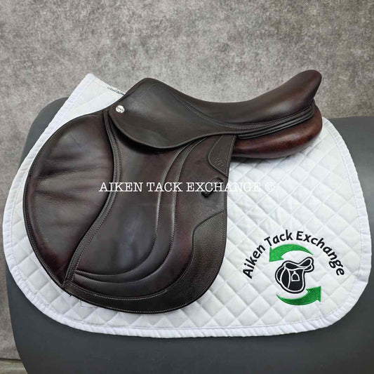 2019 CWD SE01 Close Contact Jump Saddle, 17" Seat, 3C Flap, Medium Tree, Foam Panels, Full Buffalo Leather