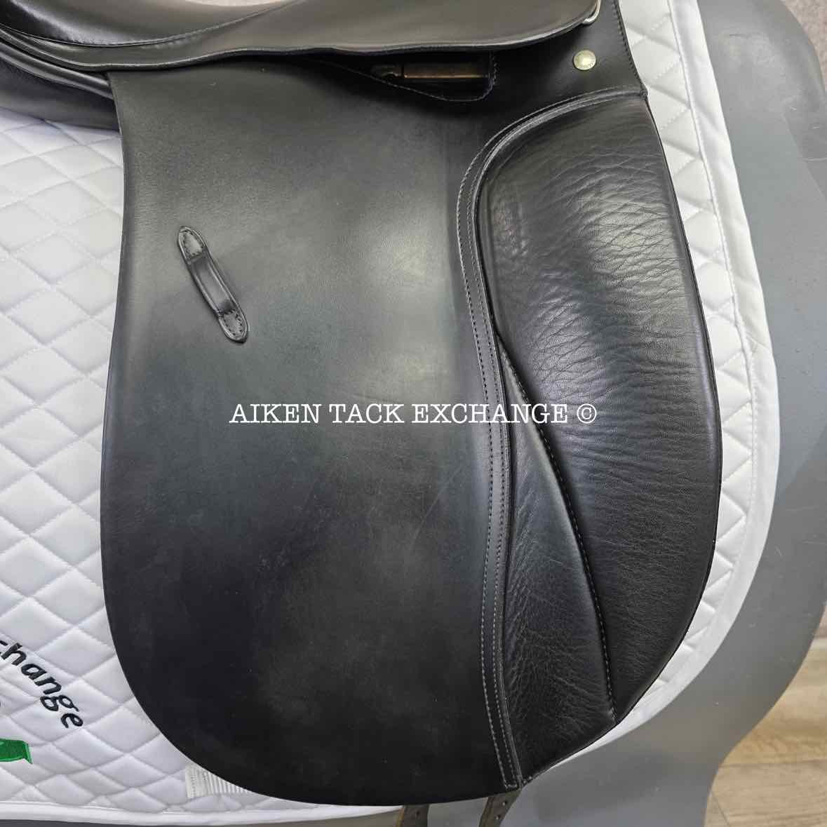1998 Passier Nicole's Grand Gilbert Dressage Saddle, 17.5" Seat, Wide Tree, Wool Flocked Panels