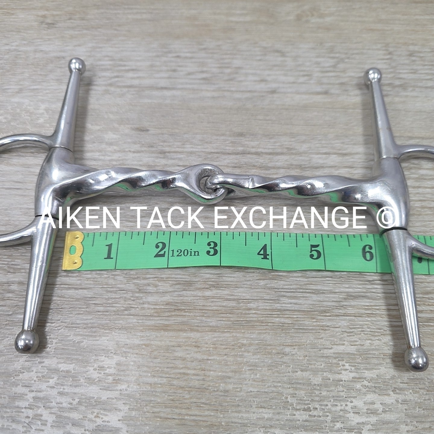Single Joint Slow Twist Full Cheek Bit 6"