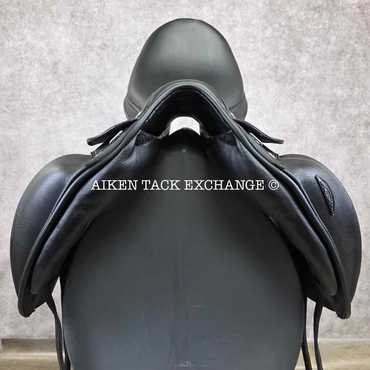 2016 Prestige X-Helen K Monoflap Dressage Saddle, 18" Seat, 35 Tree - MW/W, Wool Flocked Panels