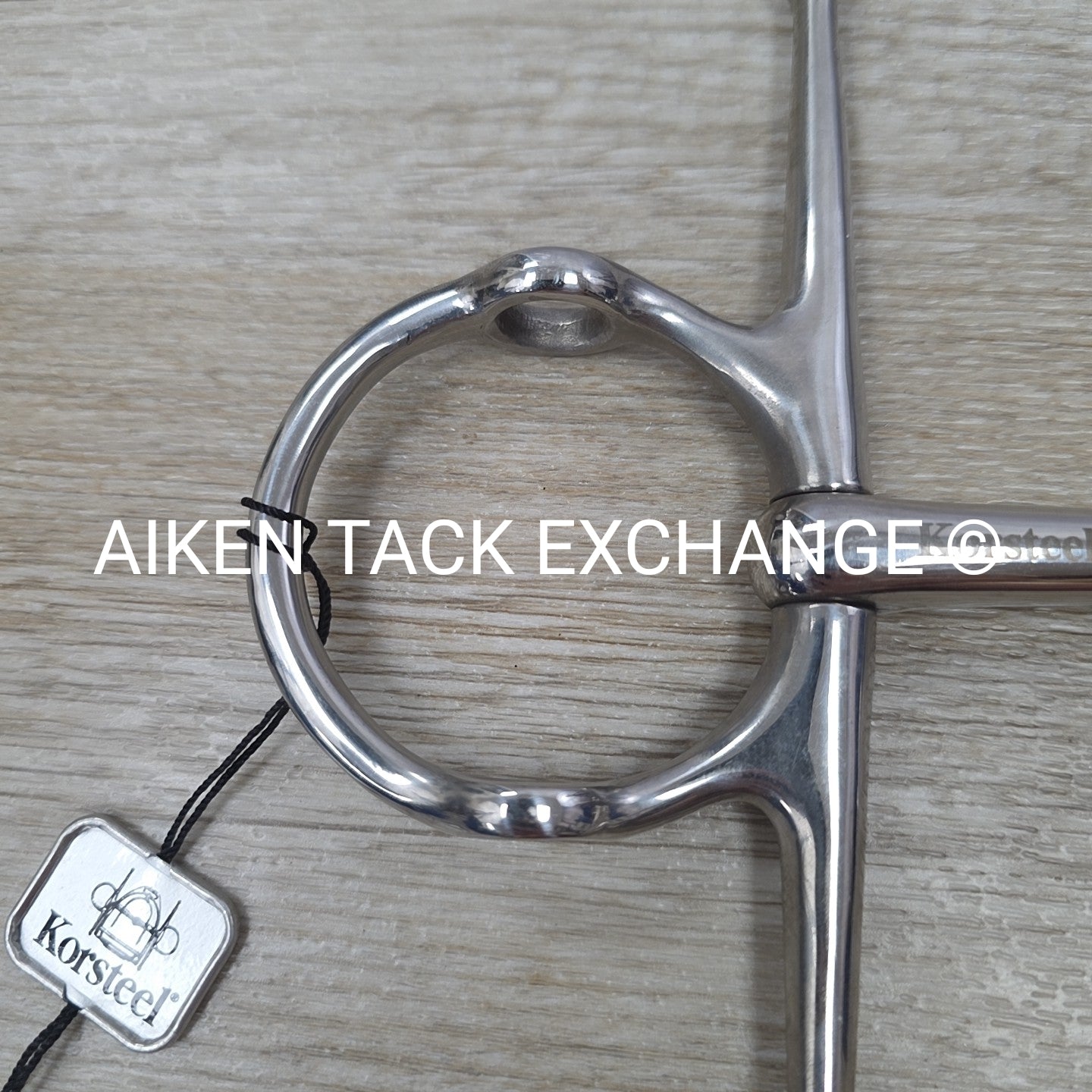 Korsteel Single Joint Full Cheek Gag Bit, 5.5"