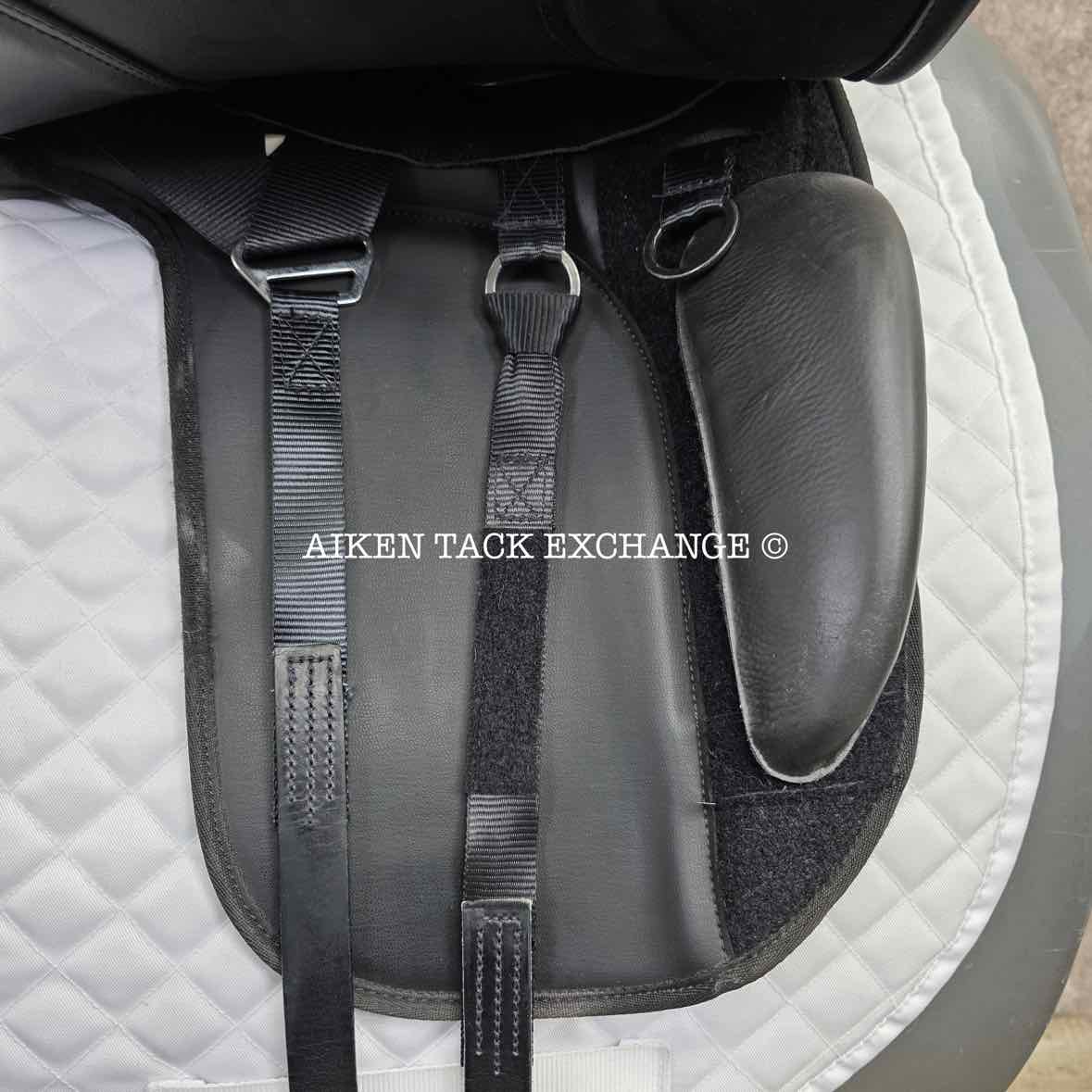 Thorowgood T4 Dressage Saddle, 17.5" Seat, Adjustable Tree - Changeable Gullet, Wool Flocked Panels