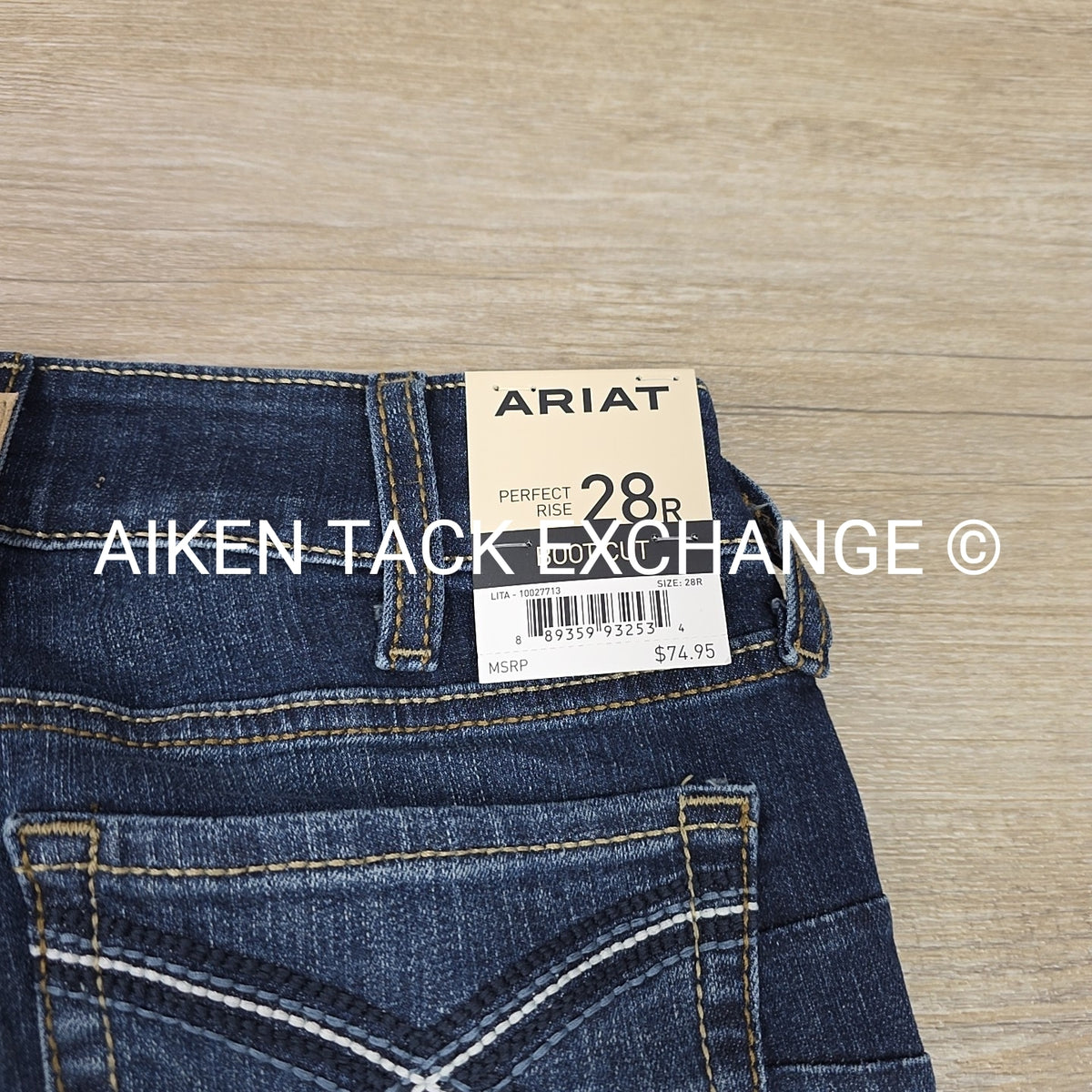 Ariat Perfect Rise Bootcut Denim Jeans, Women's 28R