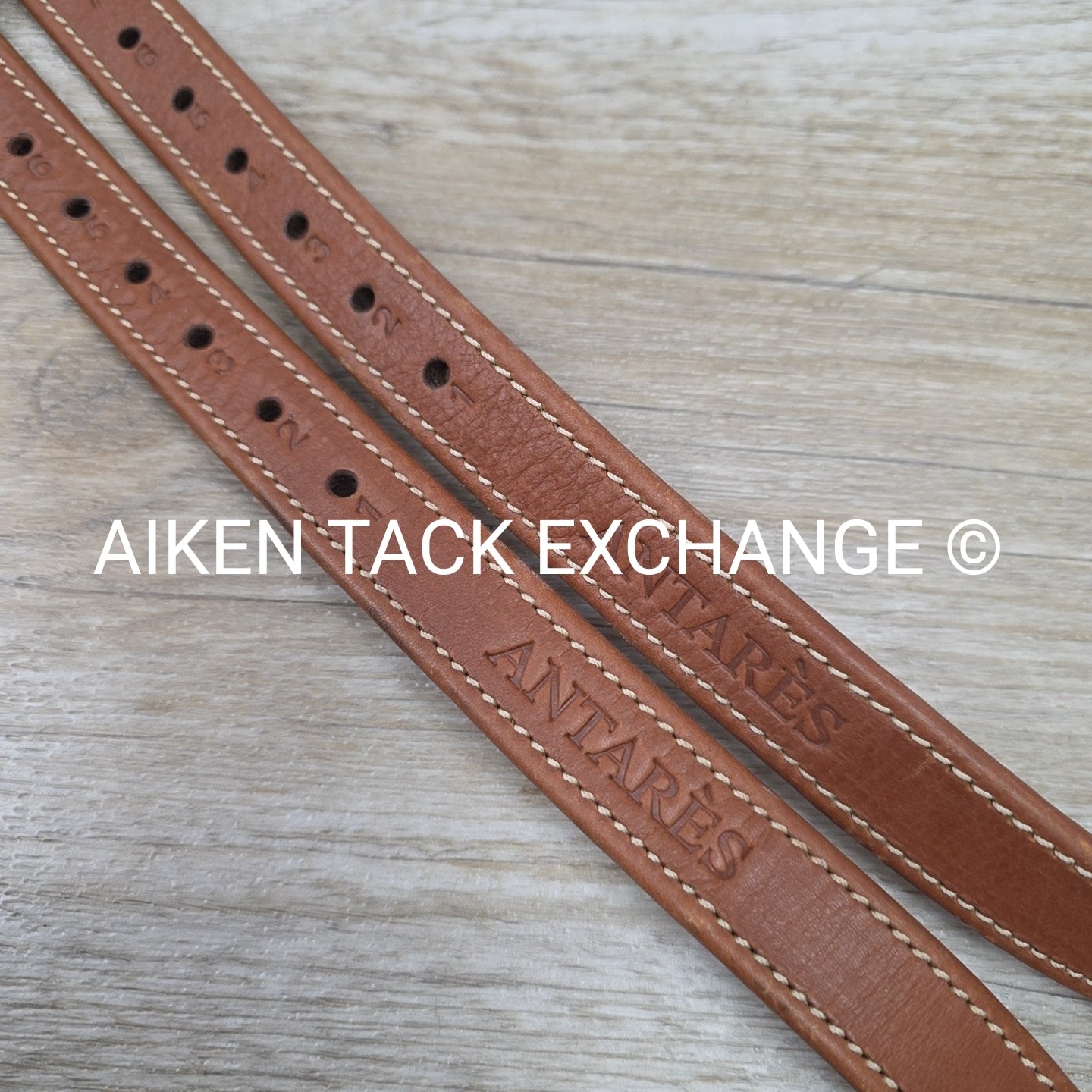 Antares Classic Calf Lined Stirrup Leathers, Brown, 64"