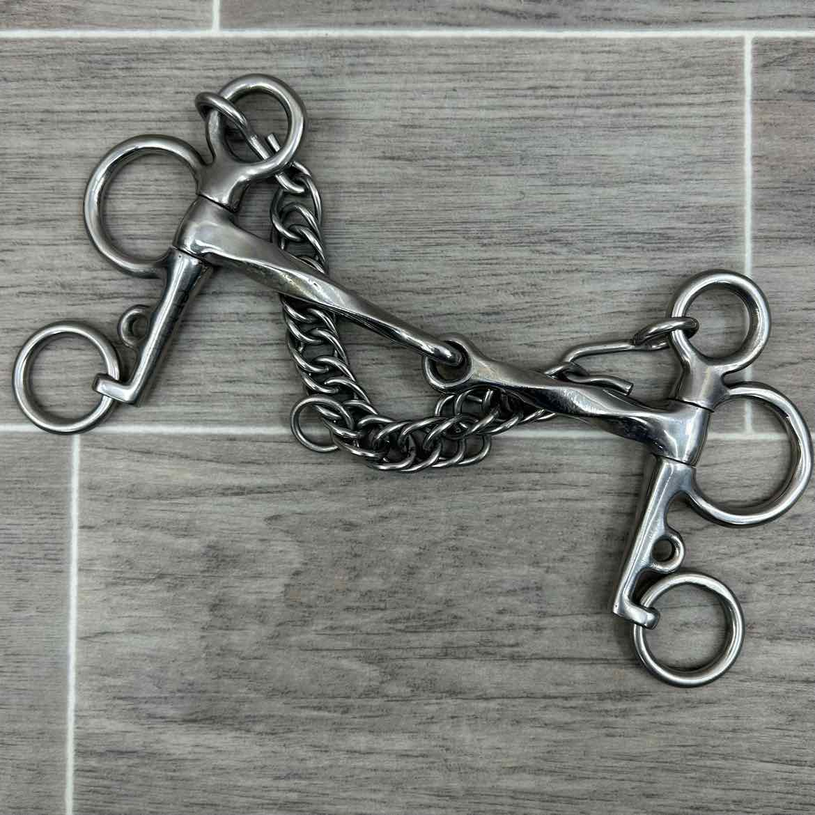 Centaur Single Joint Slow Twist Pelham Bit 5.5"