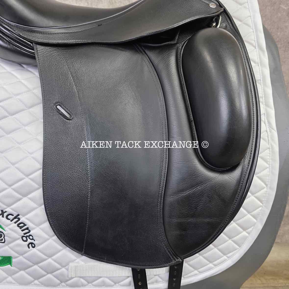 2021 Loxley by Bliss Monoflap Dressage Saddle, 17.5" Seat, Adjustable Tree - Changeable Gullet, Wool Flocked Panels