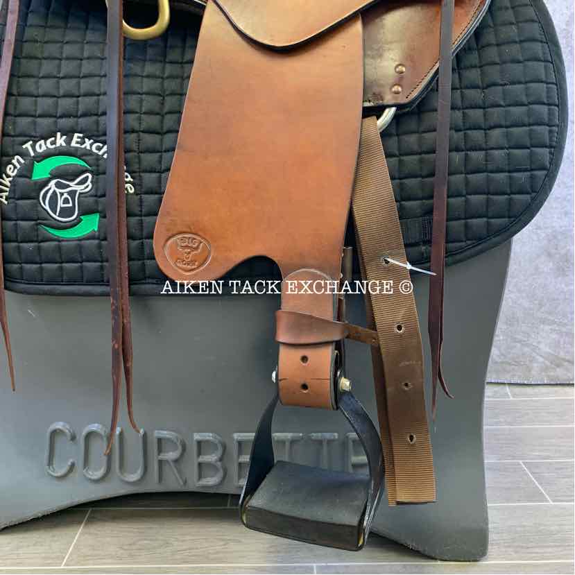 **SOLD** Big Horn 806 Flex Trail Endurance Saddle, 16" Seat, Flex Tree - Medium Plus Fit (with endurance style bars)