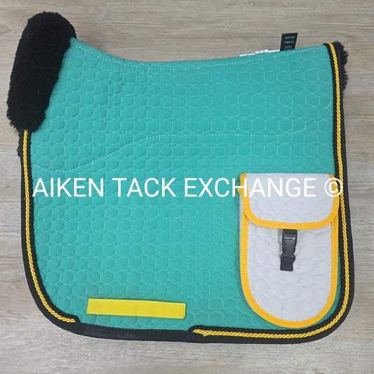 Mattes Dressage Trekking Saddle Pad with Sheepskin, Size Medium