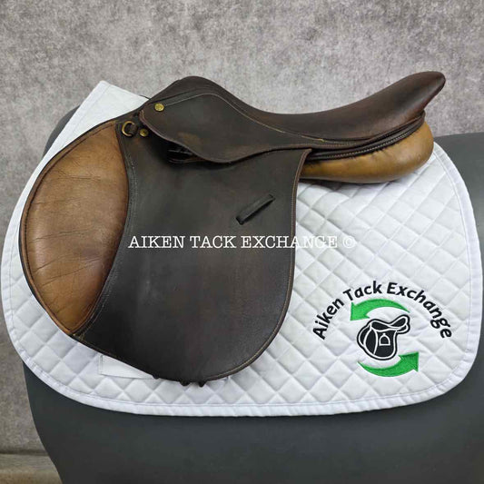 Collegiate Ruiz Diaz Close Contact Jump Saddle, 17" Seat, Medium Tree, Foam Panels