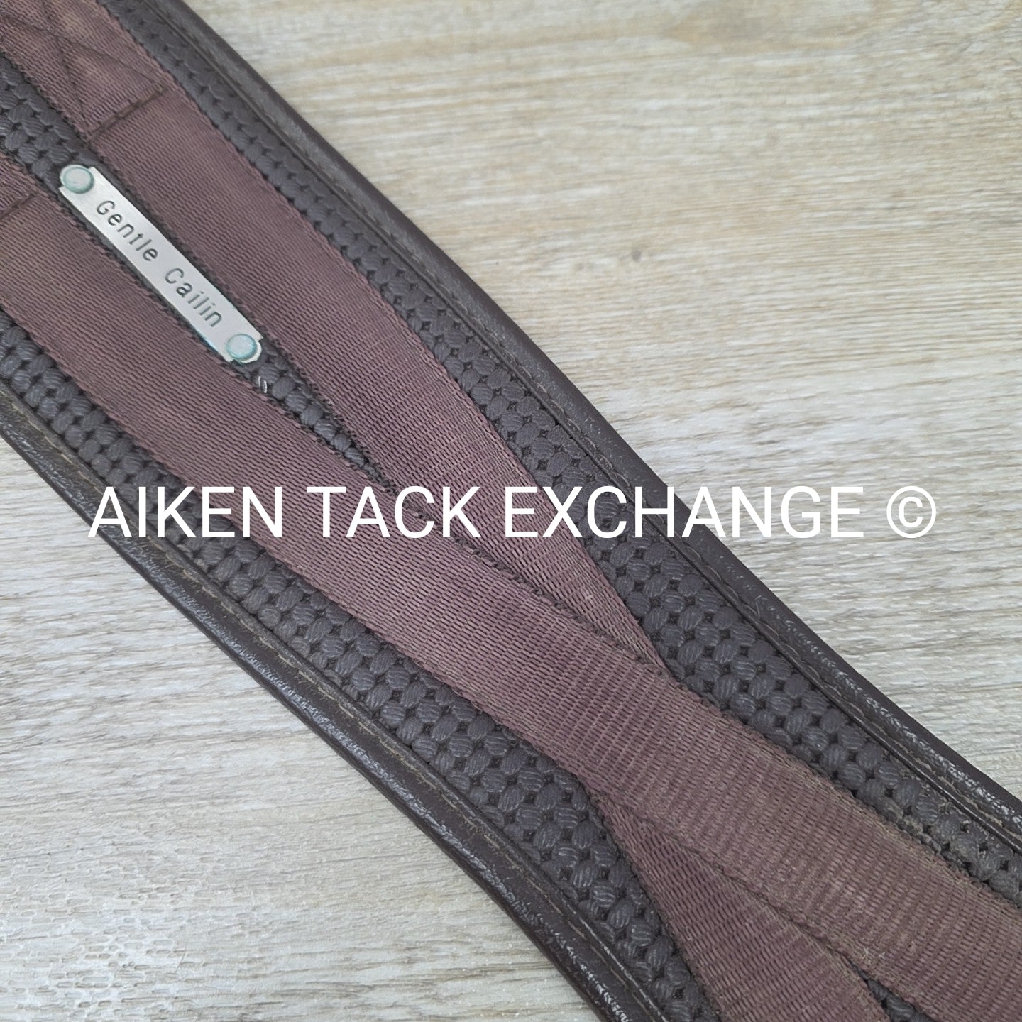 Chafeless Girth with Double Elastic, Brown, 44" (Has Nameplate)