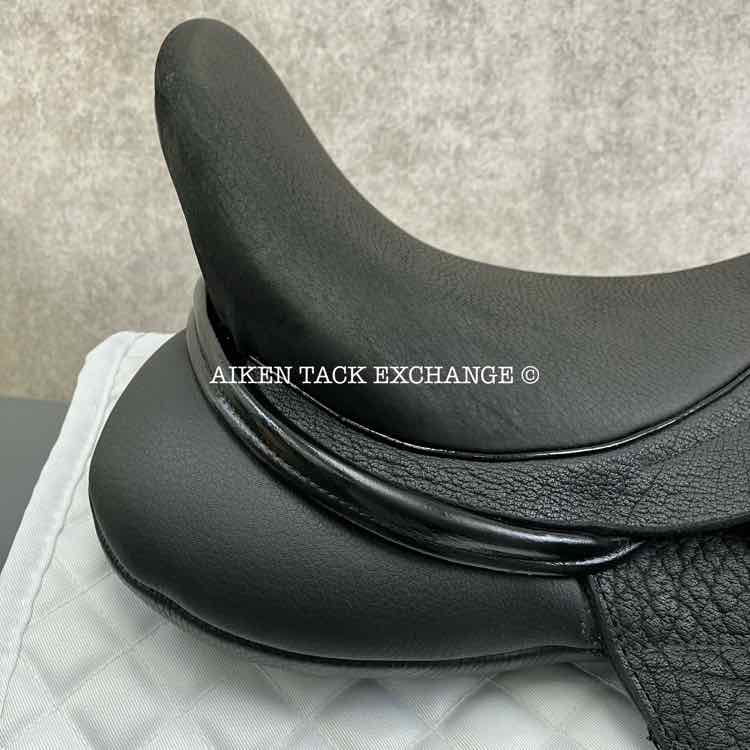 2024 Custom Saddlery Wolfgang Matrix MKII Monoflap Dressage Saddle, 17.5" Seat, Adjustable Tree, Wool Flocked Pony Panels