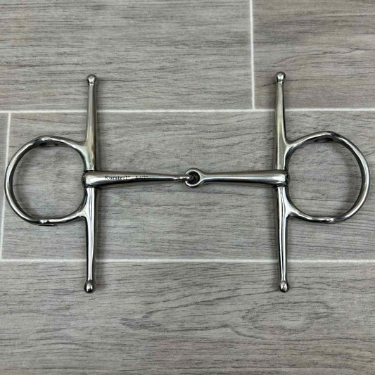 Korsteel Single Joint Full Cheek Gag Bit 5.5"