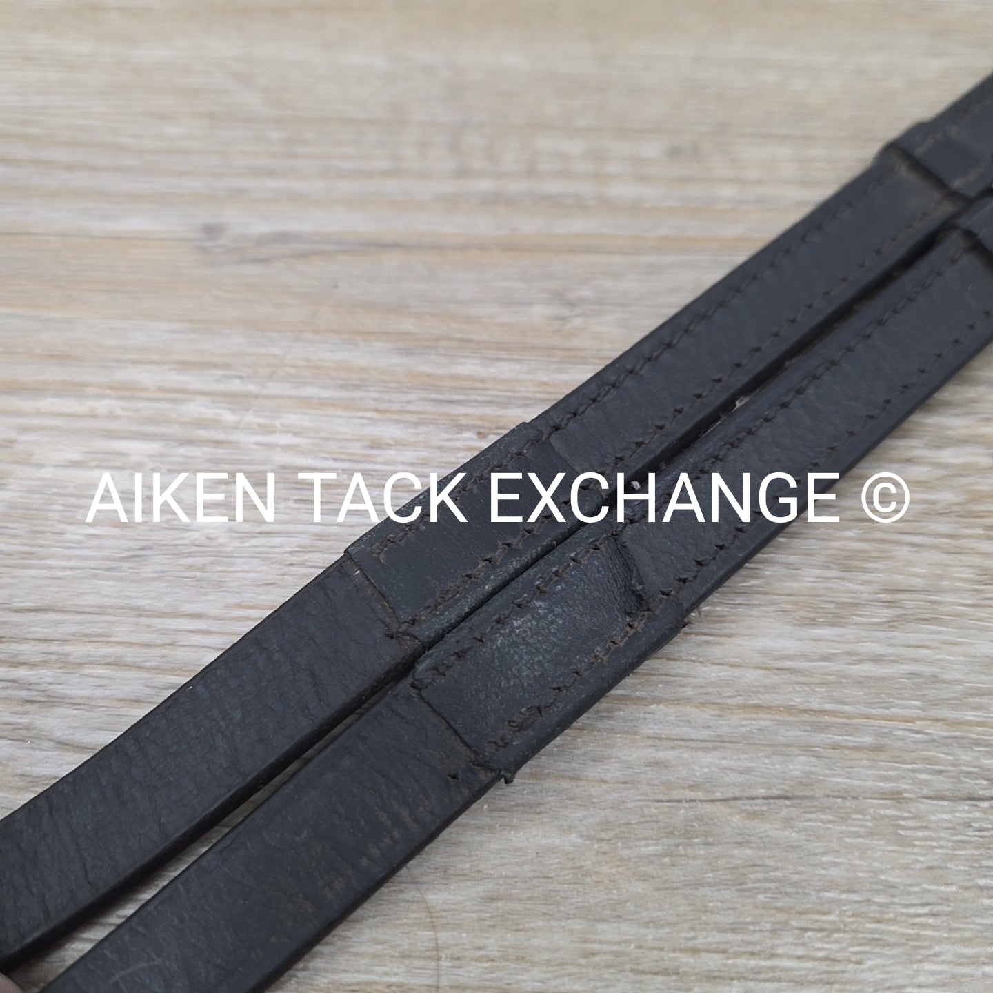 BARGAIN BUNDLE: Halter Ego & Unknown Brand Rubber Grip Lined Leather Reins, Blac