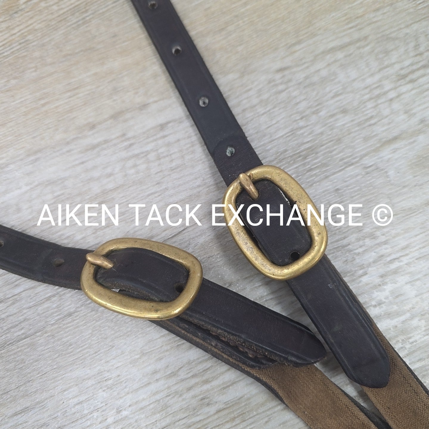 BARGAIN BUNDLE: Nunn Finer Elastic Breastplate & ExionPro Rubber Reins, Brown, S