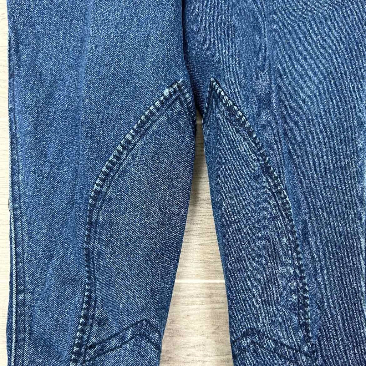 Jacson Wear Children's Denim Knee Patch Riding Jean Breeches, Size 8, Brand New