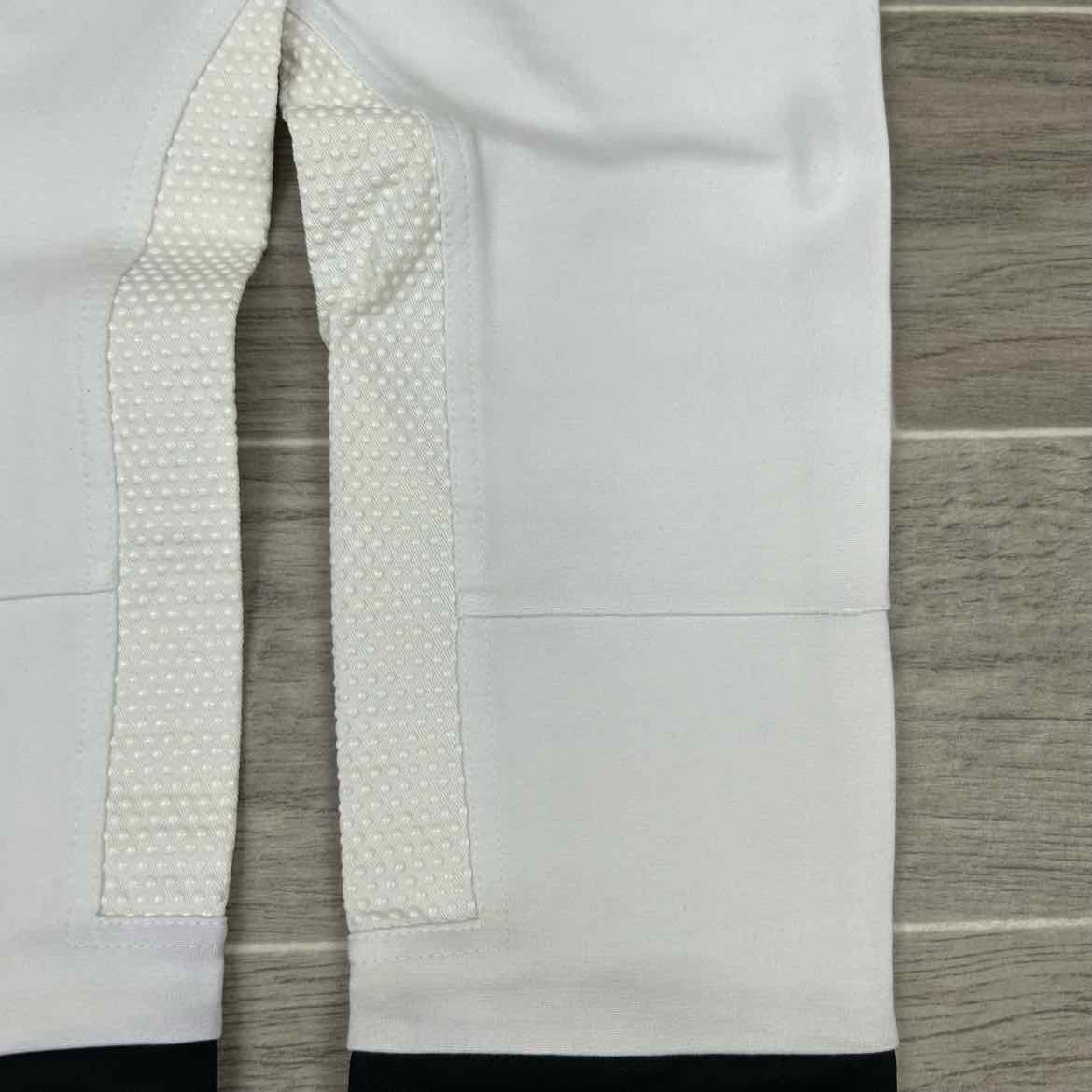 KAKI by Kathryn Hall Silicone Grip Knee Patch Breeches, Size 14