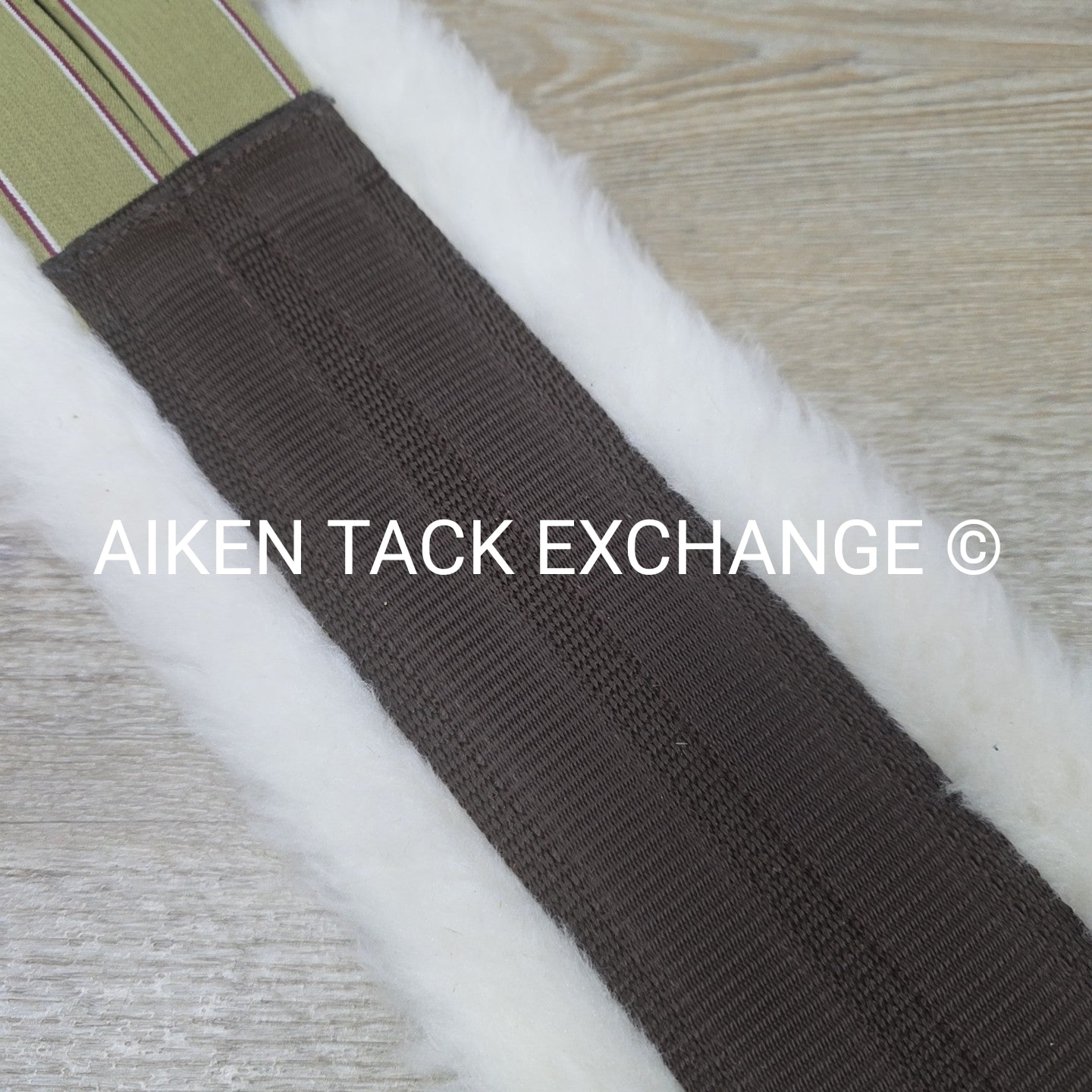 Fleece Girth with Double End Elastic, Brown, 44"