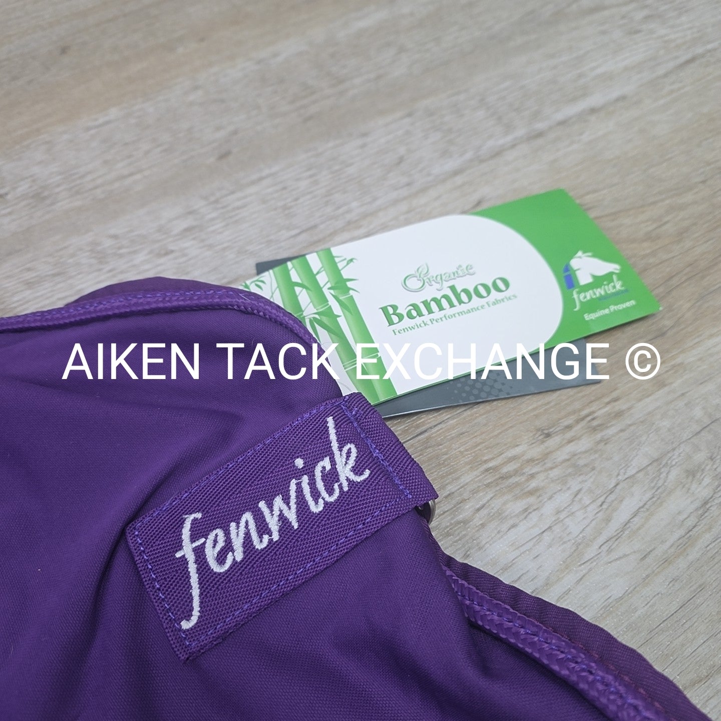 Fenwick Equestrian Therapeutic Bamboo Cooler, Purple, 62"