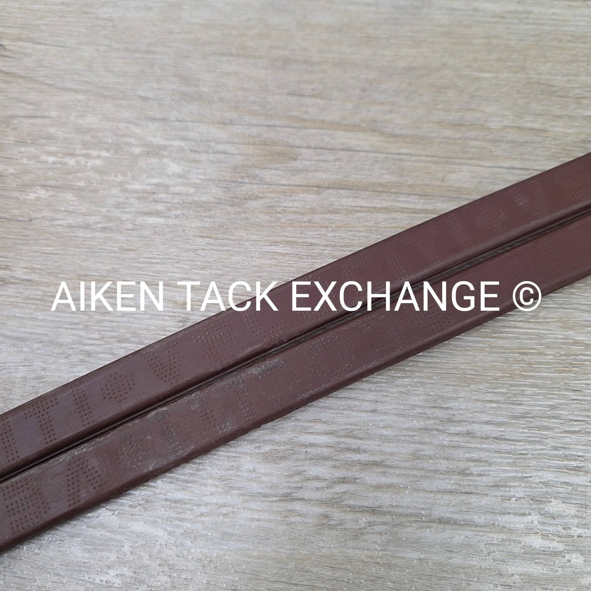 Shires Velociti RAPIDA Rubber Reins, Brown, 54"