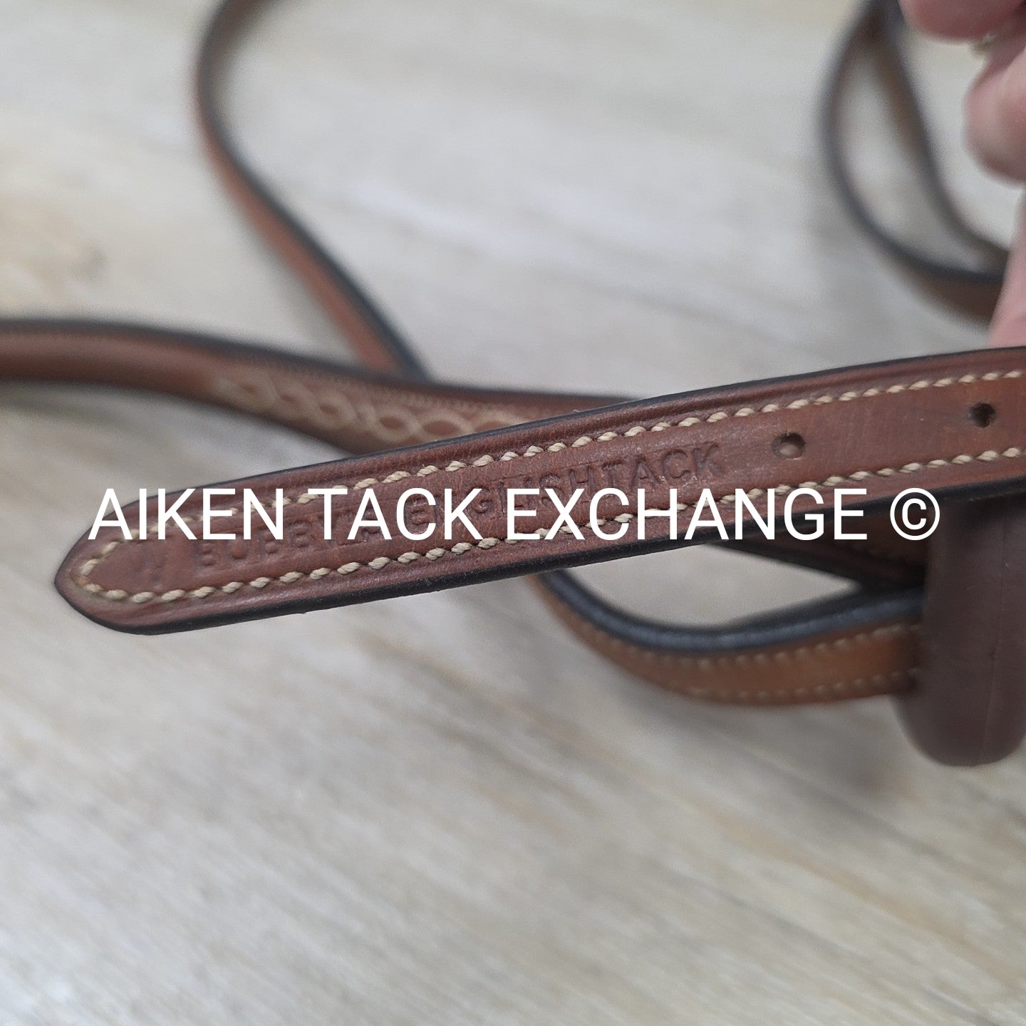 Bobby's English Tack Square Raised Fancy Stitched Standing Martingale, Brown, Wa