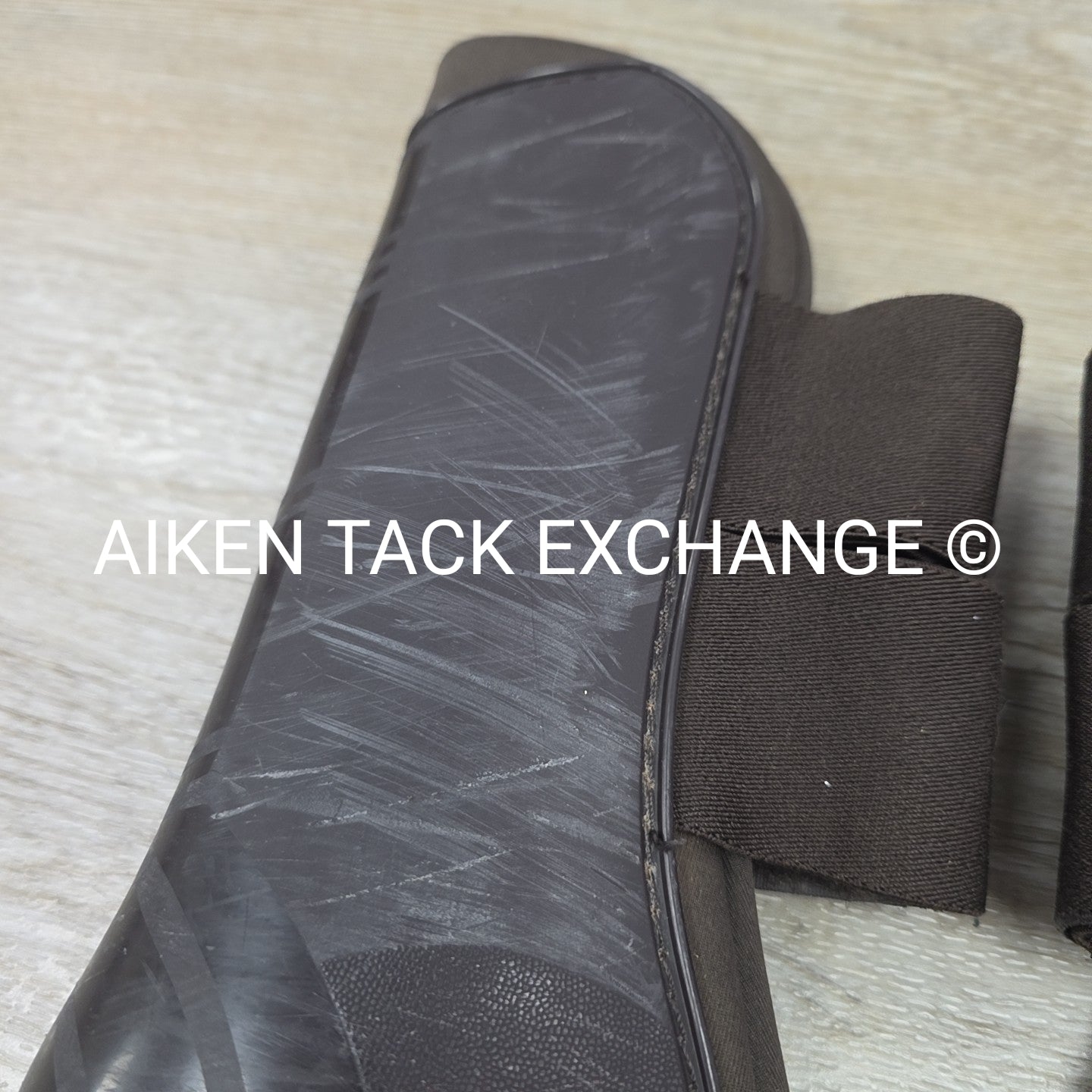 Horze Open Front Tendon Boot Set, Front & Hind, Brown, Size Full