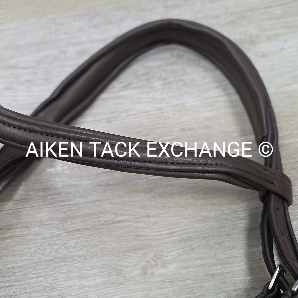Synthetic Figure 8 Bridle, No Reins, Brown, Size Cob