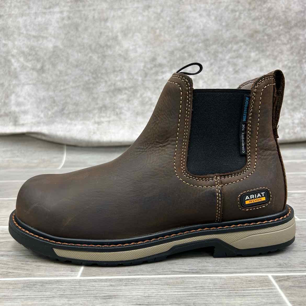 Ariat Riveter Chelsea CSA H2O Composite Toe Work Boot, Size 9.5