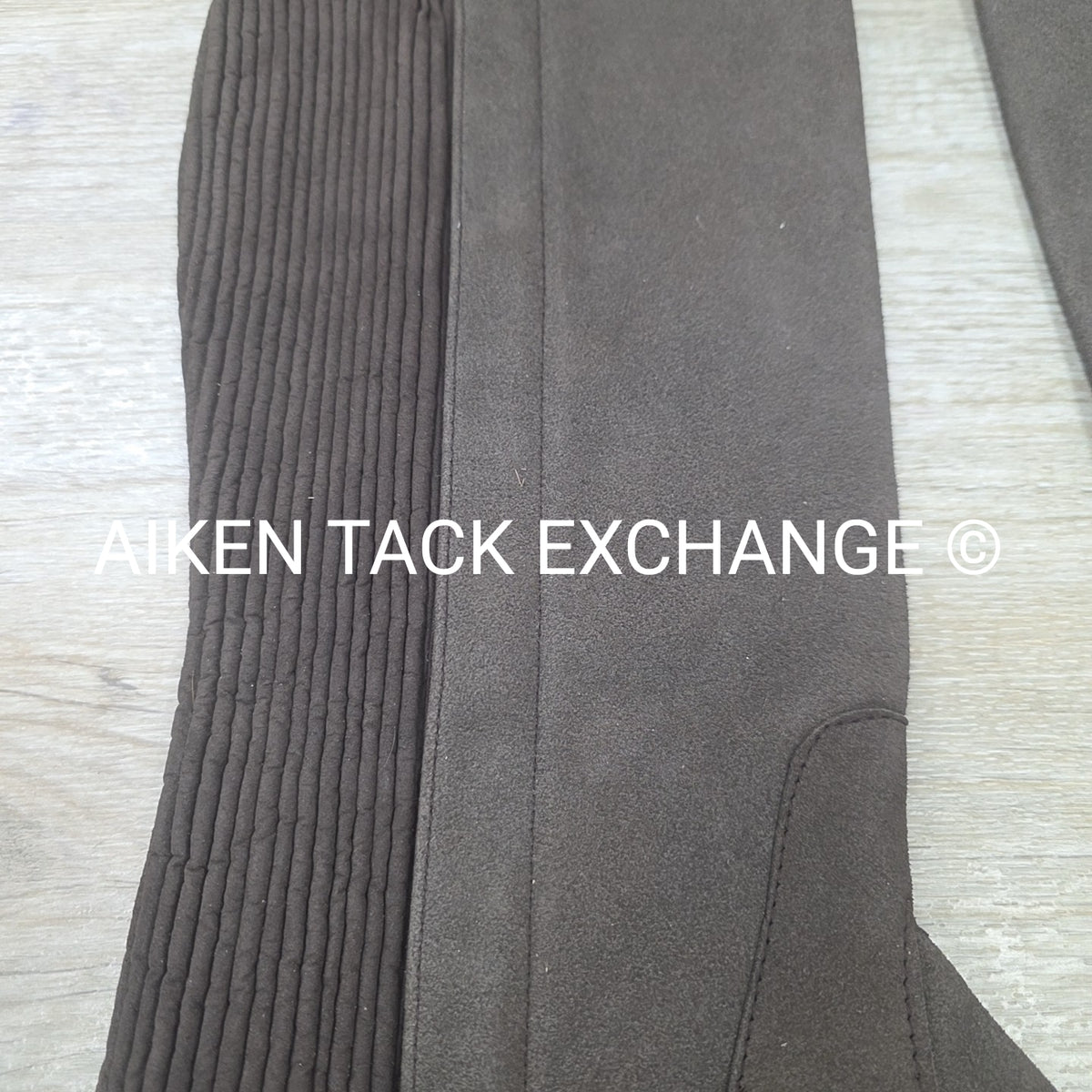 Shires Suede Half Chaps, Brown, Size X-Large